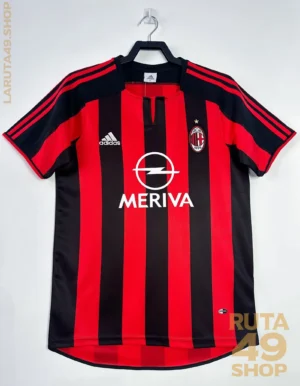Primera Equipación Associazione Calcio Milan Temporada 2003 - 2004