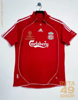 Primera Equipación Liverpool Temporada 2006 - 2008