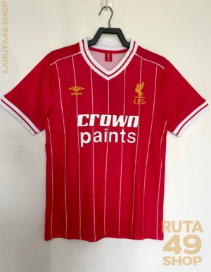 Primera Equipación Liverpool Temporada 1981 - 1984